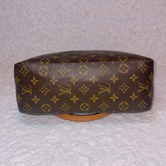 Louis Vuitton LV Monogram Looping GM Vachetta Leather Shoulder Tote Bag Purse - Picture 11 of 17
